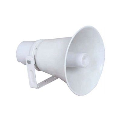 White Weatherproof PA Horn